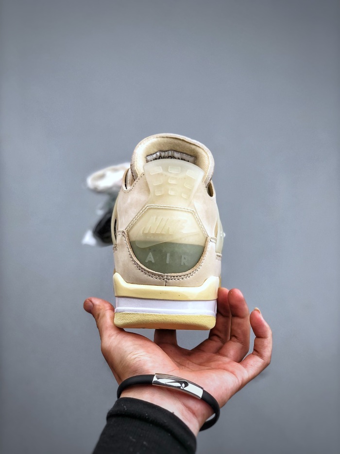  Arrenfashion OFF-WHITE x Air Jordan 4 “sail”ow