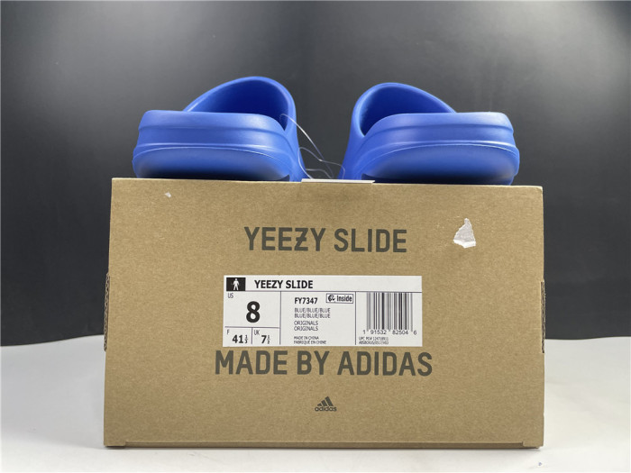  Arrenfashion  Arrenfashion Yeezy Slide Blue FY7497