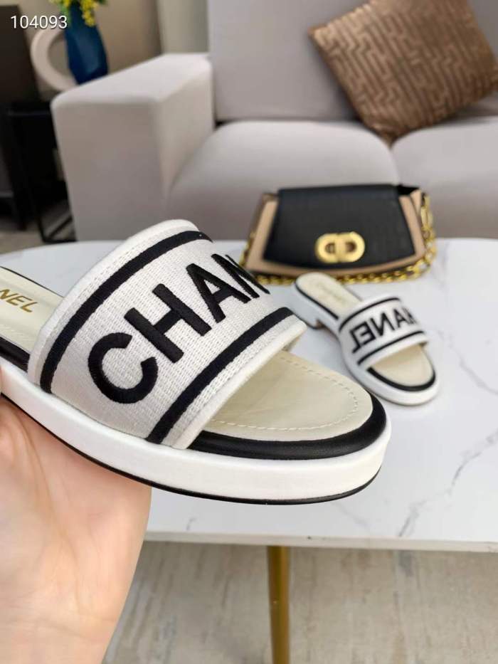  Arrenfashion Women C*hanel Top Slippers