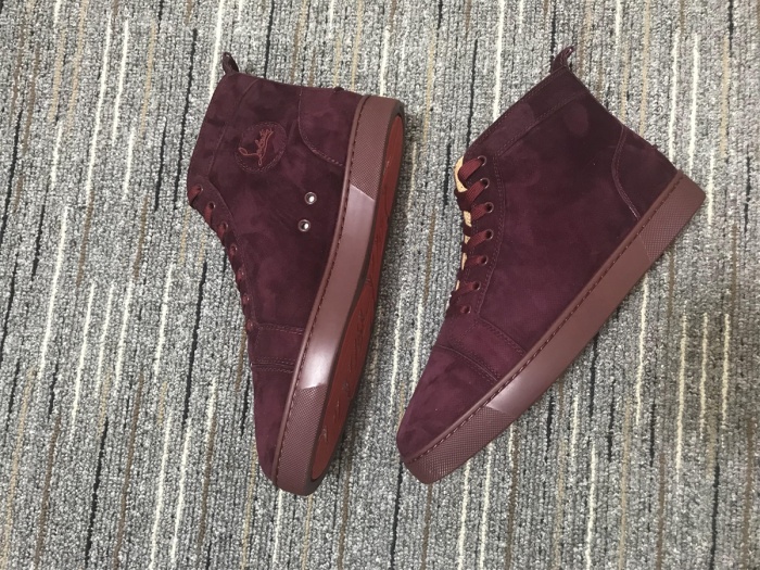  Arrenfashion C*ristian L*uboutin Suede Leather Sneaker