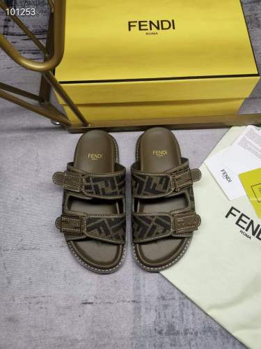 Women Men F*endi Top Sandals （ Arrenfashion）