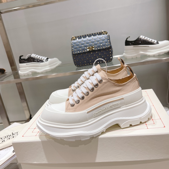 Men Women A*lexander M*cqueen Top Sneaker （ Arrenfashion ）