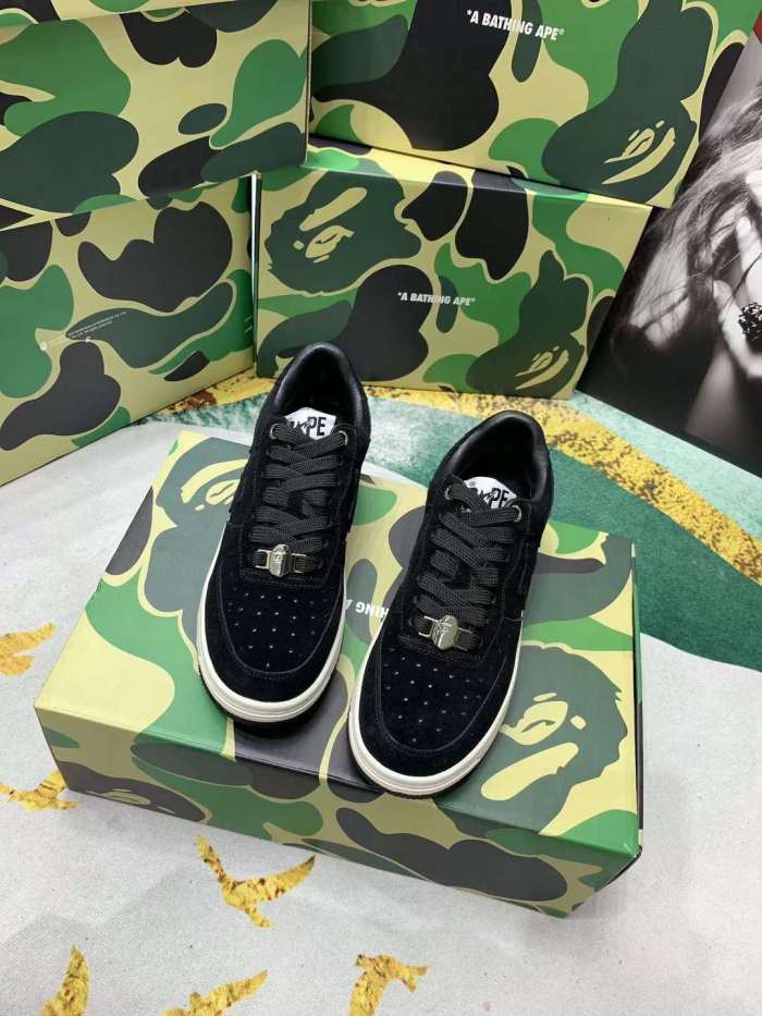 Men Women B*ape sta low Top Sneaker ( arrenfashion)