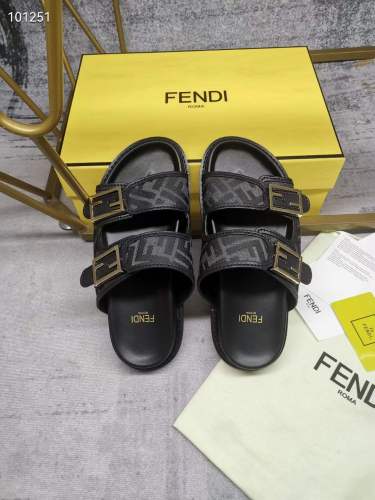 Women Men F*endi Top Sandals （ Arrenfashion）