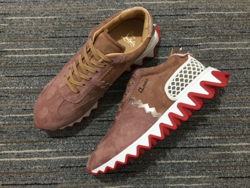  Arrenfashion Men C*hristian L*ouboutin Aurelien Flat Top Sneakers