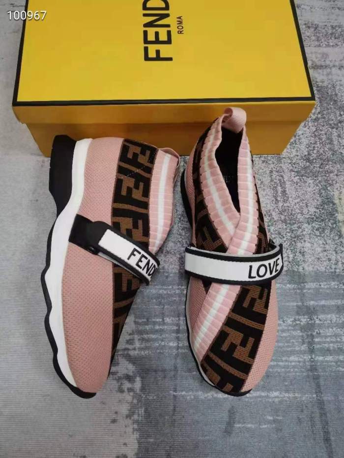  Arrenfashion Men Women F*endi Top Sneaker