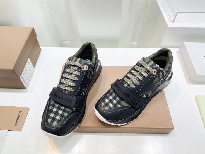  Arrenfashion Men Women B*urberry Top Sneakers
