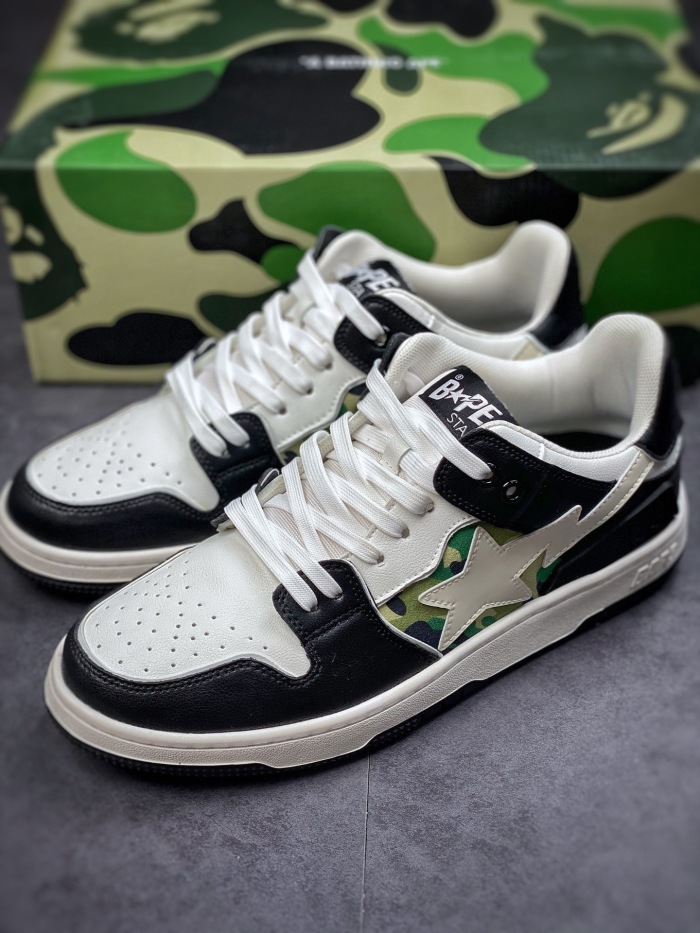 arrenfashion Men Women B*ape sk8 sta low Top Sneaker