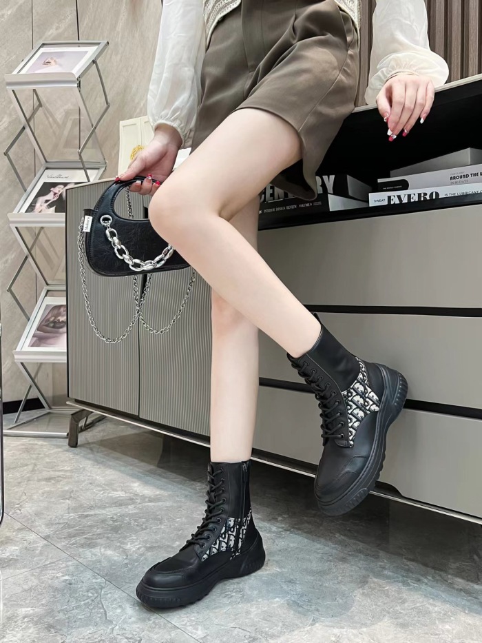 Women D*ior Top Boots ( Arrenfashion)