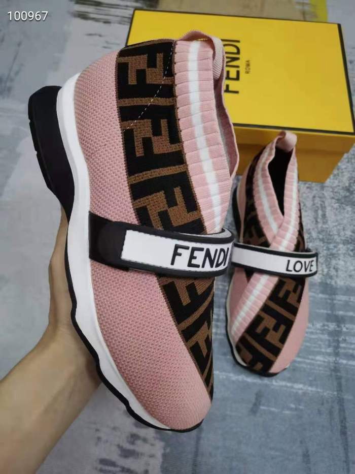  Arrenfashion Men Women F*endi Top Sneaker