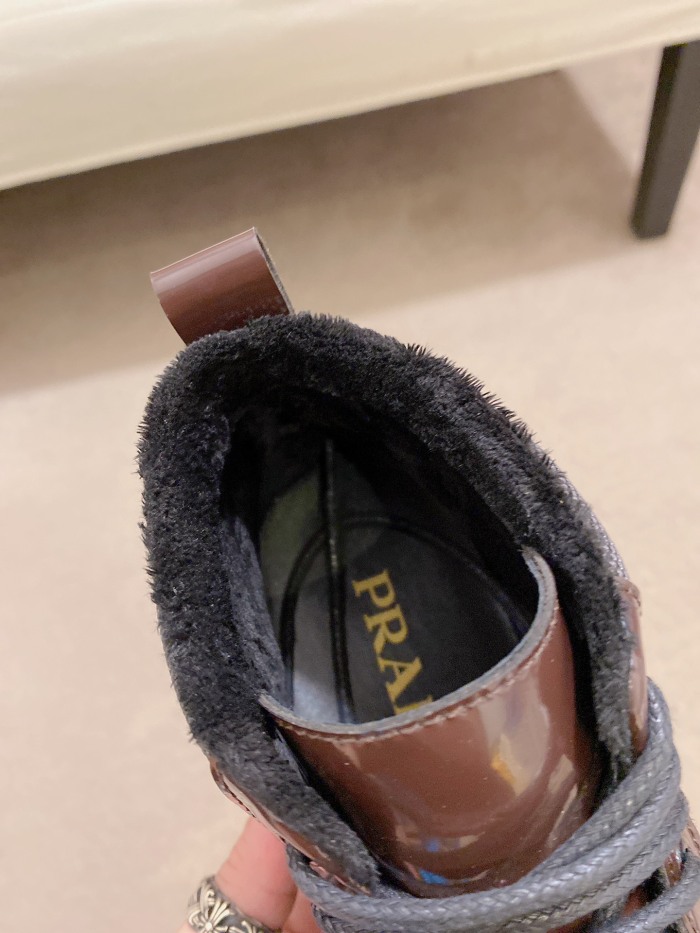  Arrenfashion Mens P*rada Top Sneakers