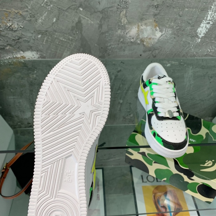  arrenfashion Men Women B*ape Top Sneaker