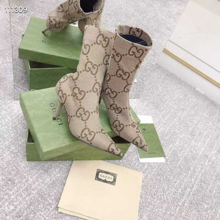 Women G*ucci Top Boots （Arrenfashion）