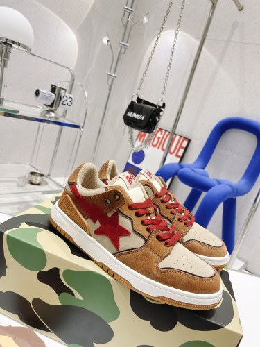  arrenfashion Men Women B*ape Top Sneaker