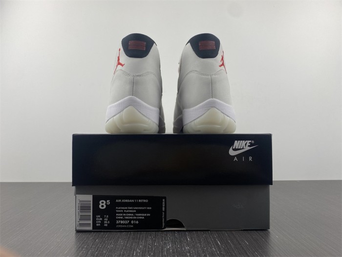  Arrenfashion Air Jordan 11 “Platinum Tint” 378037-016