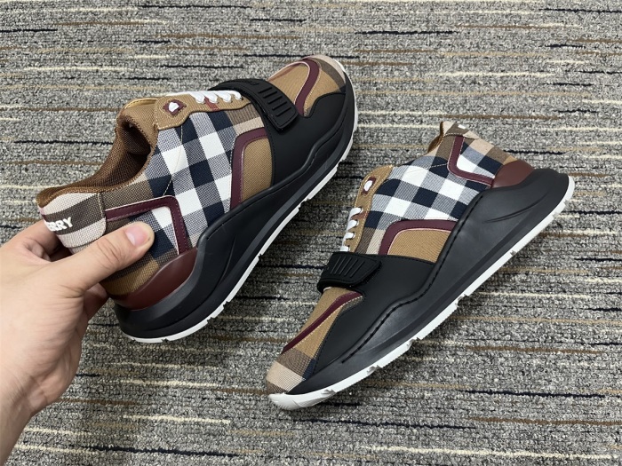  Arrenfashion Men B*urberry Top Sneakers