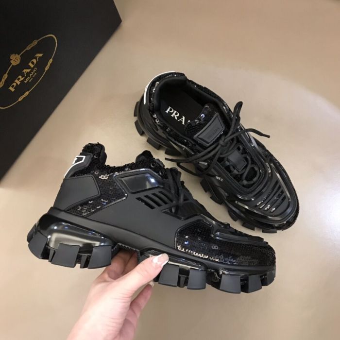  Arrenfashion Men Women P*rada Top Sneaker