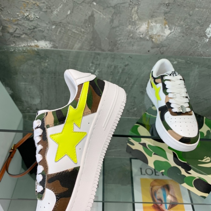  arrenfashion Men Women B*ape Top Sneaker