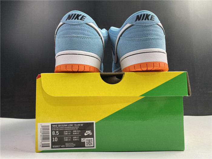  from Arrenfashion Nike SB Dunk Low Pro Club 58 Gulf x WE CLUB 58 BQ6817-401