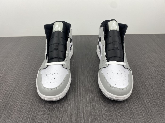  Arrenfashion Air Jordan 1 Mid “Light Smoke Grey” 554724-078