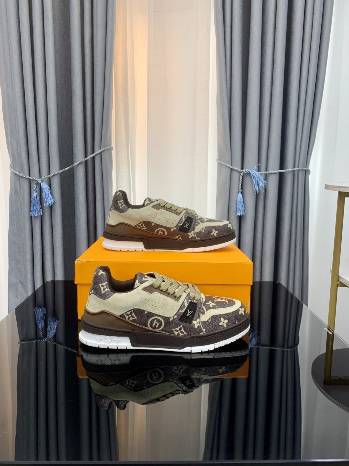 Arrenfashion Men Women L*ouis V*uitton Top Sneakers