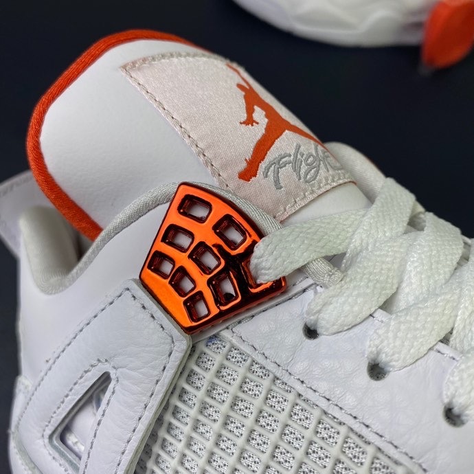  Arrenfashion Air Jordan 4 Retro Metallic Orange CT8527-118