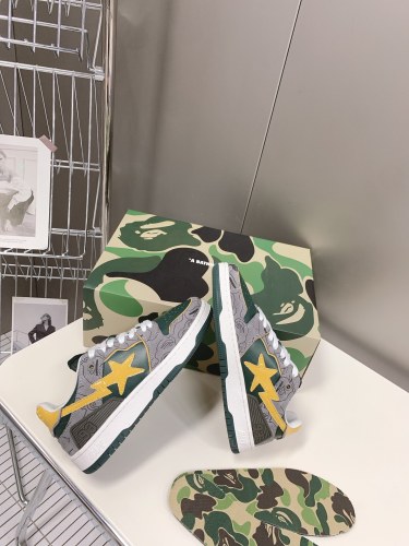  arrenfashion Men Women B*ape Top Sneaker