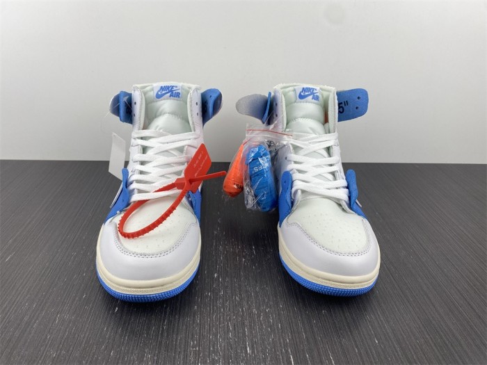  Arrenfashion OFF-WHITE x Air Jordan 1 AQ0818-168