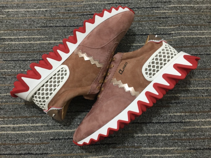  Arrenfashion Men C*hristian L*ouboutin Aurelien Flat Top Sneakers