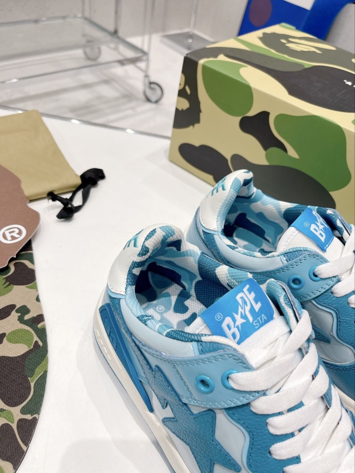 Men Women B*ape sta to low Top Sneaker ( arrenfashion)