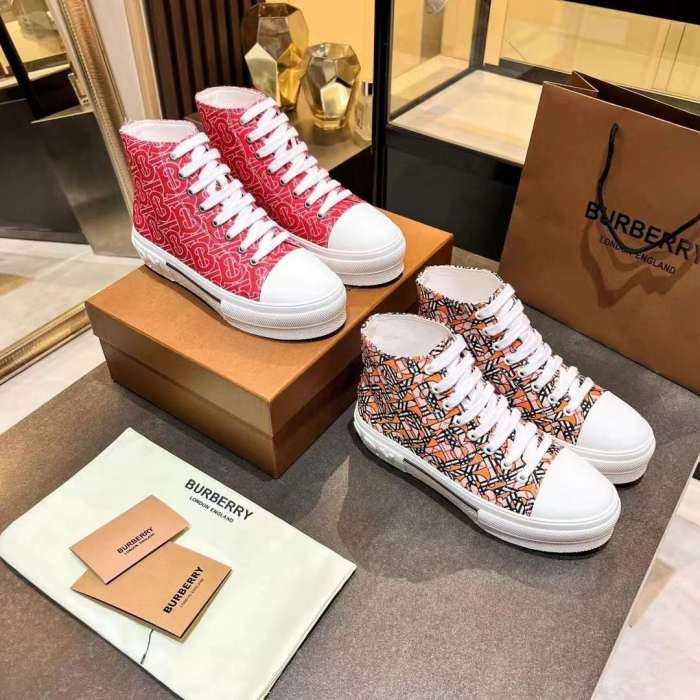 Men Women B*rberry Sneaker （Arrenfashion）