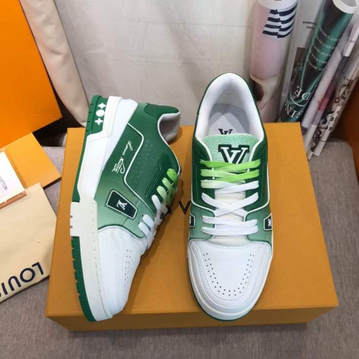  Arrenfashion Men Women L*ouis V*uitton Top Sneakers