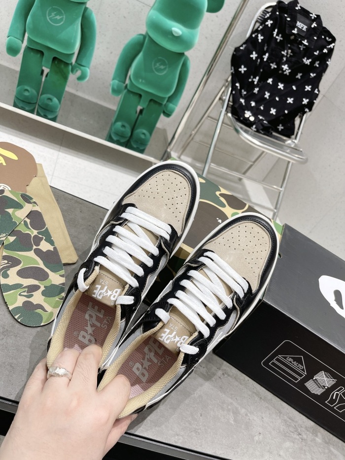 Men Women B*ape sta low Top Sneaker ( arrenfashion)