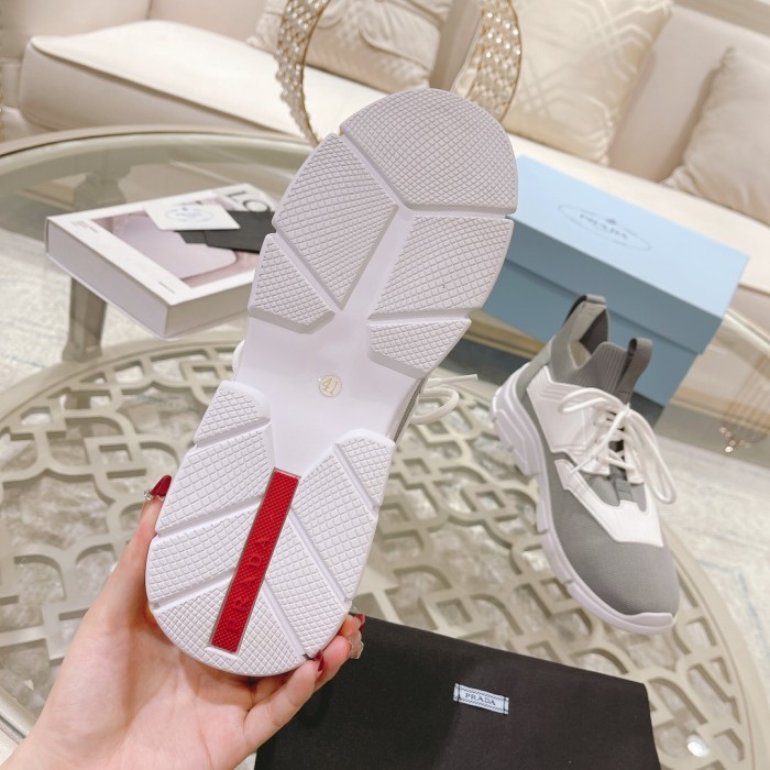  Arrenfashion Men Women P*rada Top Sneaker