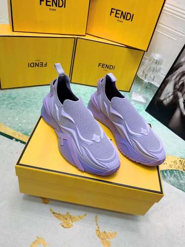 Men Women F*endi Top Sneaker （ Arrenfashion ）
