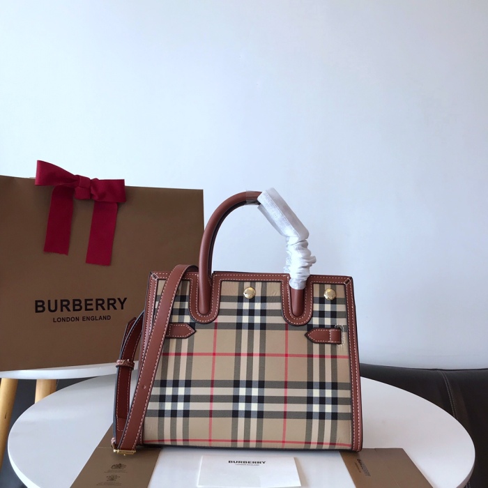  Arrenfashion B*urberry Top Bag 26*20*13.5cm