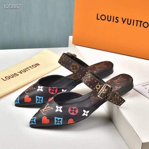  Arrenfashion Women L*ouis V*uitton Top Slippers