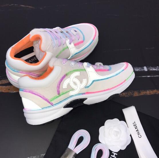  Arrenfashion Women C*hanel Top Sneaker