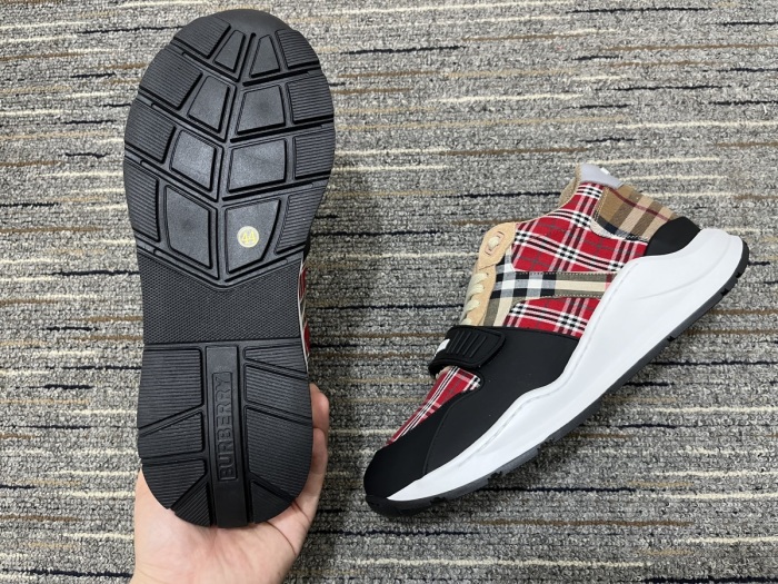  Arrenfashion Men B*urberry Top Sneakers