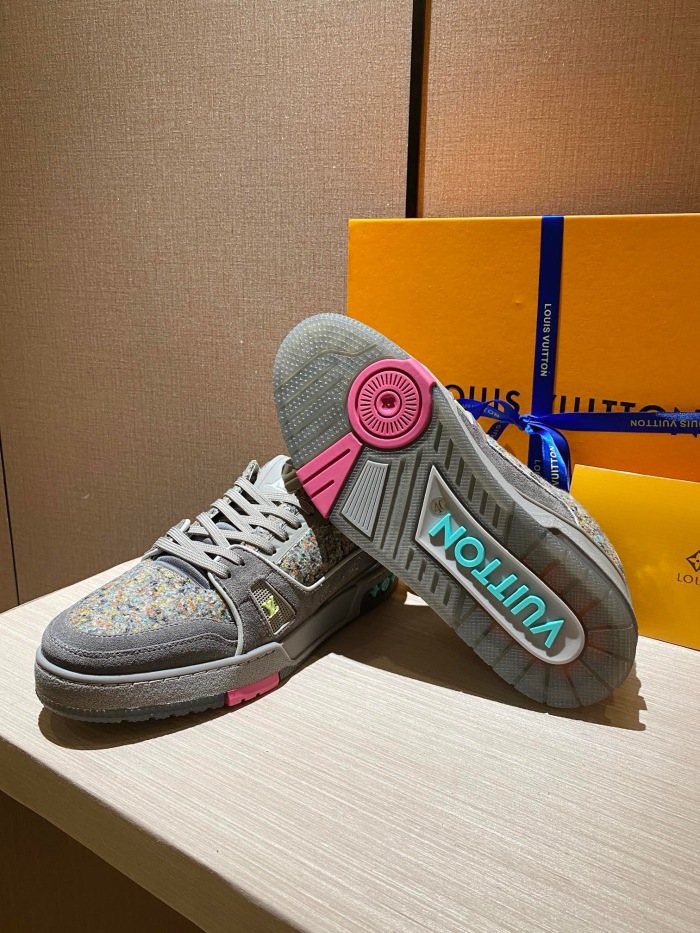  Arrenfashion Men Women L*ouis V*uitton Top Sneaker
