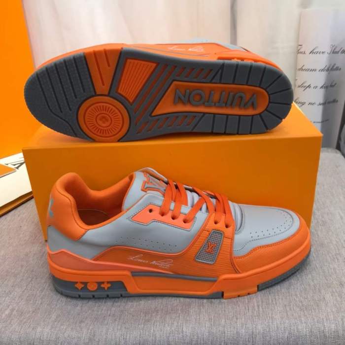  Arrenfashion Men Women L*ouis V*uitton Top Sneakers
