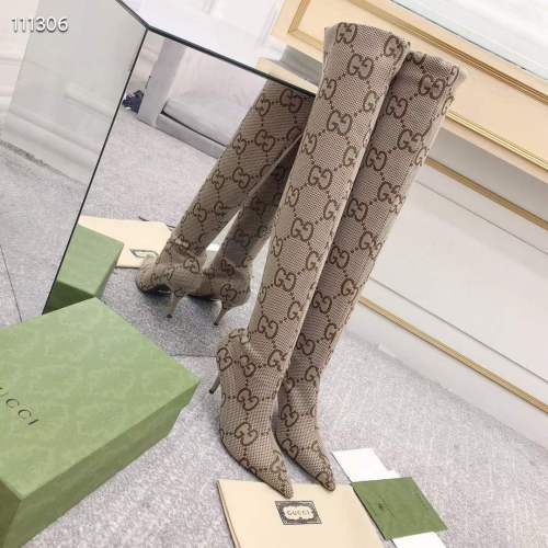 Women G*ucci Top Boots （Arrenfashion）