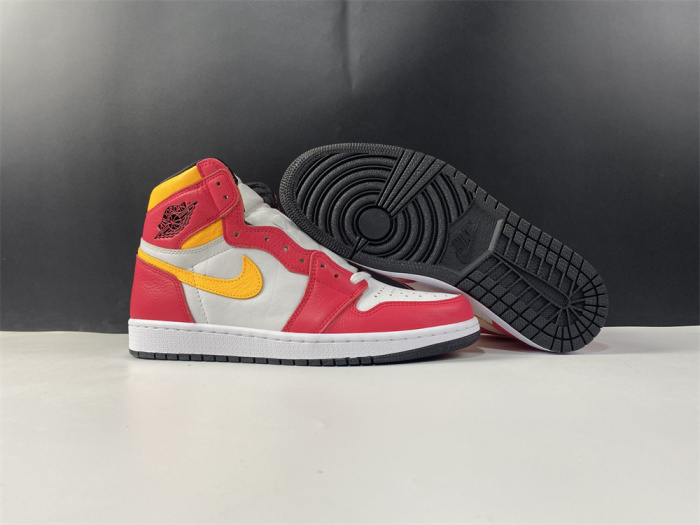  Arrenfashion Air Jordan 1 “Light Fusion Red” 555088-603
