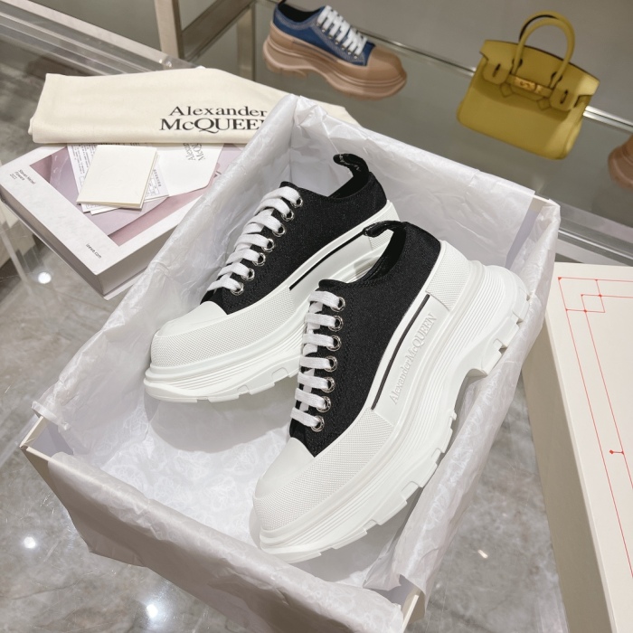 Men Women A*lexander M*cqueen Top Sneaker （ Arrenfashion ）