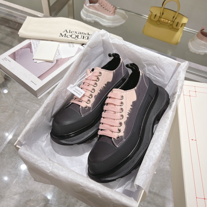 Men Women A*lexander M*cqueen Top Sneaker （ Arrenfashion ）