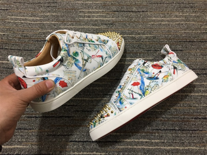  Arrenfashion Men C*hristian L*ouboutin Low Top Sneaker