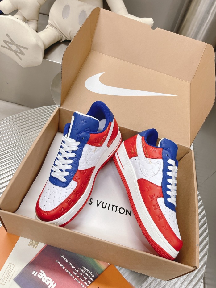  from Arrenfashion Men L*ouis V*uitton x OFF-WHITE x Nike Top Sneakers