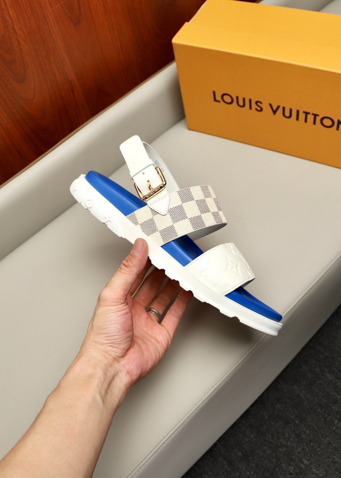 Men L*ouis V*uitton Top Slippers (Arrenfashion)
