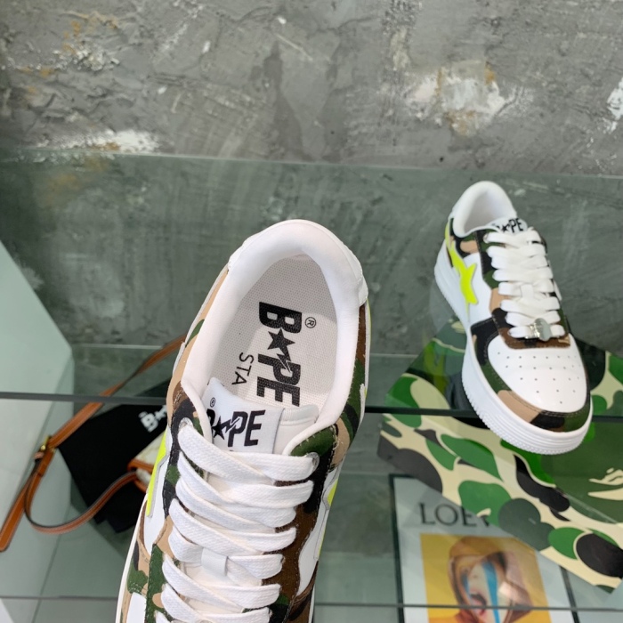 arrenfashion Men Women B*ape Top Sneaker