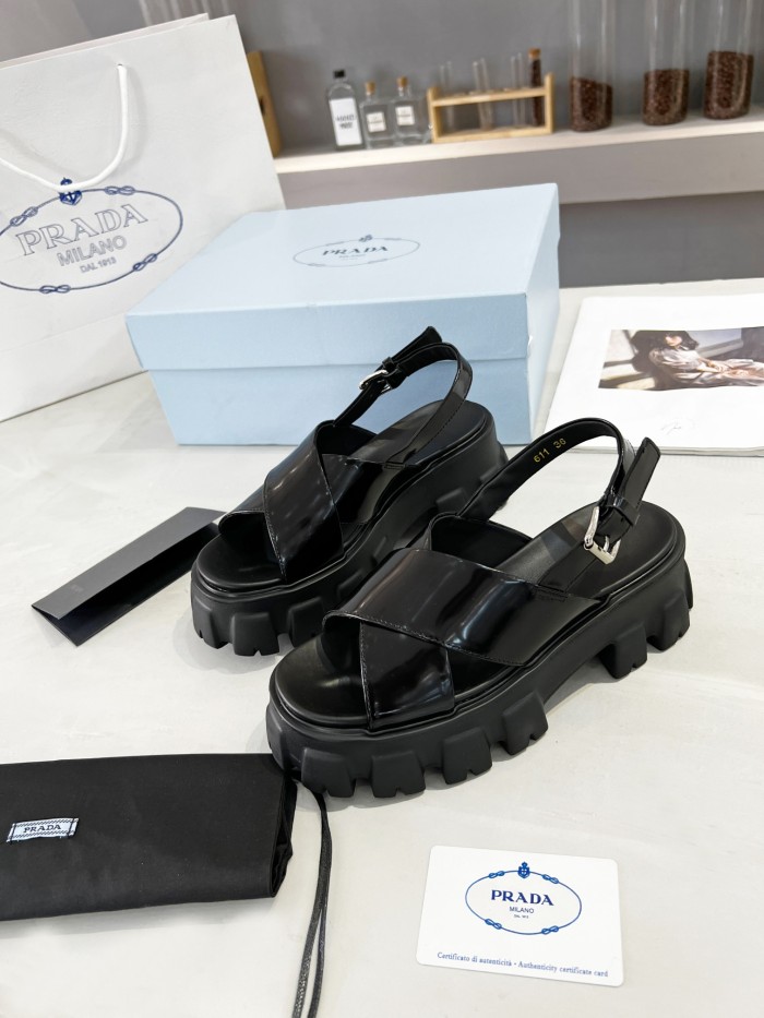  Arrenfashion Women P*rada Top Quality Sandals